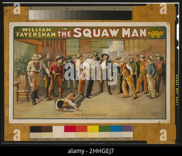 William Faversham im Squaw-Mann Stockfoto