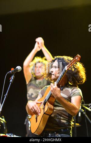 Mellino in einem Live-Konzert in La Grande Motte. In Frankreich Stockfoto