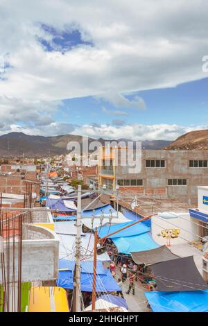 Traditioneller sonntagsmarkt. Tlacolula, Mexiko Stockfoto