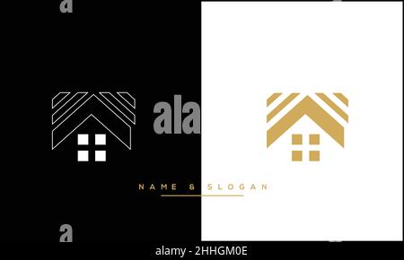 Real Estate Logo Design For Business Stock Vektor
