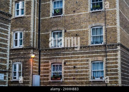 Peabody Trust Clerkenwell Estate sozialer Wohnungsbau, London, England, Großbritannien Stockfoto