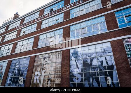 Finsbury Business Center, Büroflächen für Kreative, London, England, Großbritannien Stockfoto