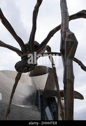 Die Stadt Bilbao in Nordspanien Stockfoto