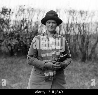 Mordfall auf der Crowborough Farm Miss Florence May Cosham, Nachbar des Angeklagten John Norman Holmes Thorne, Zeugin des Prozesses am 1925. Februar Stockfoto