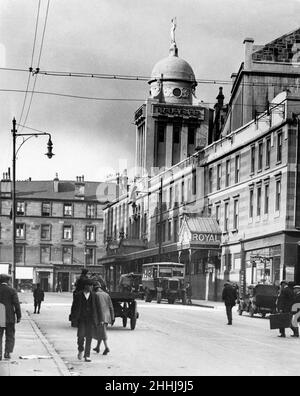 Theatre Royal, Hope Street, Glasgow.c.1928. Stockfoto