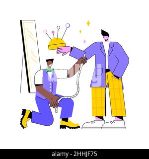 Mode-Design abstrakte Konzept Vektor Illustration. Stock Vektor