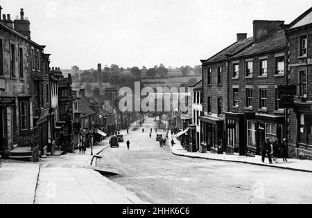 Barnard Castle, Teesdale, County Durham. 2nd. September 1930. Stockfoto