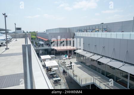Luftaufnahme des Einkaufszentrums von City Center Bishop Ranch in San Ramon, Kalifornien, 21. August 2021. Foto mit freundlicher Genehmigung von Sftm. Stockfoto