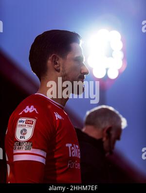 Liam Shepherd, FC Salford City. Stockfoto