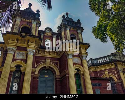 Shashi Lodge, ein architektonisches Symbol der Region Mymensingh in Bangladesch. Stockfoto