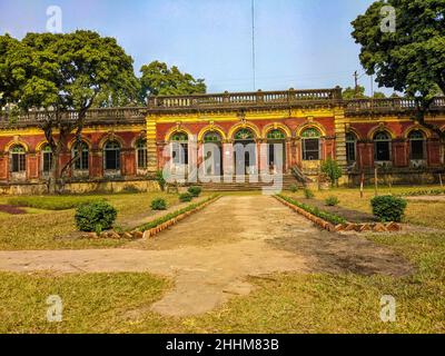 Shashi Lodge, ein architektonisches Symbol der Region Mymensingh in Bangladesch. Stockfoto