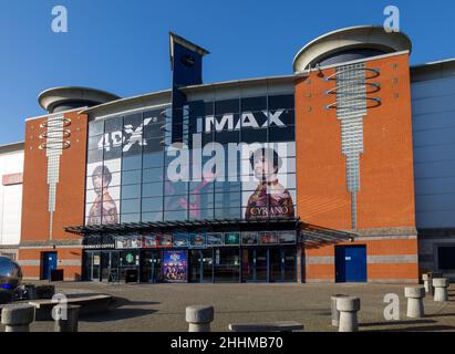 Cineworld 4DX IMAX Multiplex-Kinogebäude, Cardinal Park, Ipswich, Suffolk, England, VEREINIGTES KÖNIGREICH Stockfoto