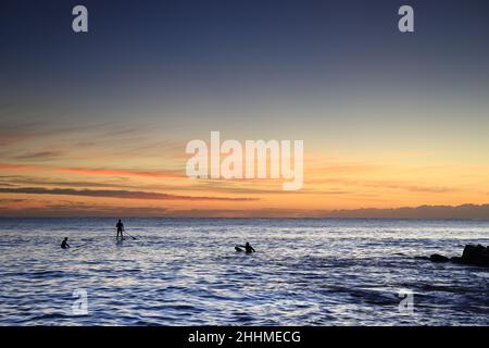 Sunrise Cabarita Beach New South Wales Australien Stockfoto