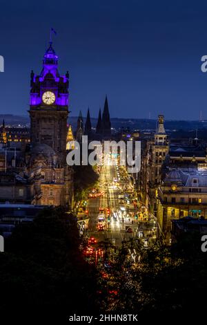Edinburgh ist die Hauptstadt Schottlands und eines der 32 stadtteile. Historisch Teil der Grafschaft Midlothian, liegt es in Lothian On Stockfoto