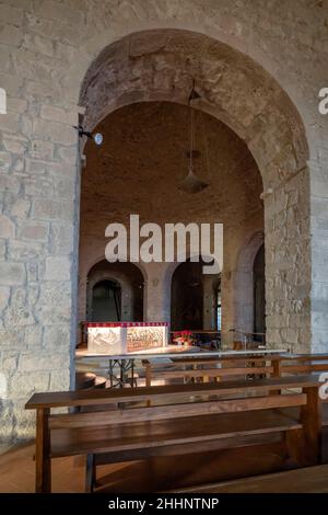 Sanctuary Santa Lucia Filippini, Kirche, Innenraum, Montefiascone, Latium, Italien, Europa Stockfoto