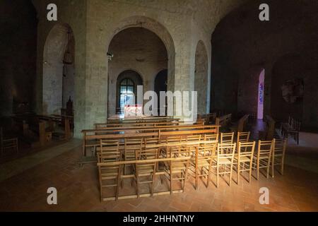 Sanctuary Santa Lucia Filippini, Kirche, Innenraum, Montefiascone, Latium, Italien, Europa Stockfoto