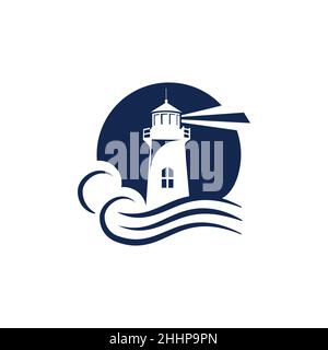 Symbol Licht Haus Logo Design-Vorlage. Vektorgrafik EPS.8 EPS.10 Stock Vektor