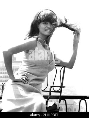 Italienische Schauspielerin Claudia Cardinale fotografiert um 1968 Credit: Ron Wolfson / Rock Negative / MediaPunch Stockfoto