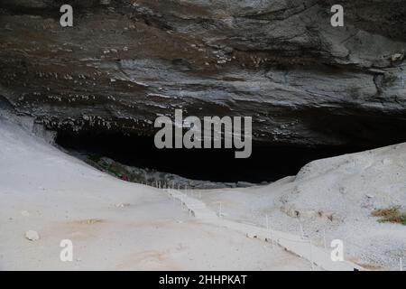 Naturdenkmal Cueva del Milodon, Cile Stockfoto