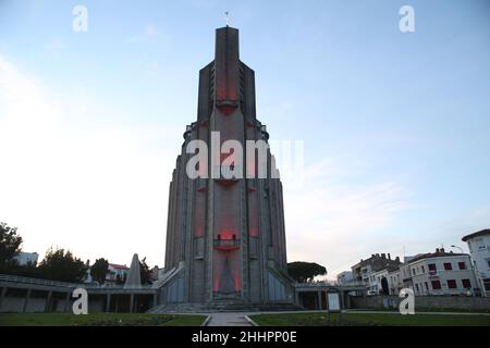 Eglise Notre-Dame de Royan, Cathédrale de Royan, Kathedrale von Royan, Charente-Maritime, Nouvelle Aquitaine, Frankreich Stockfoto