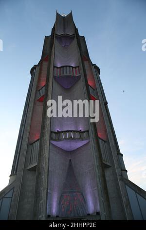 Eglise Notre-Dame de Royan, Cathédrale de Royan, Kathedrale von Royan, Charente-Maritime, Nouvelle Aquitaine, Frankreich Stockfoto