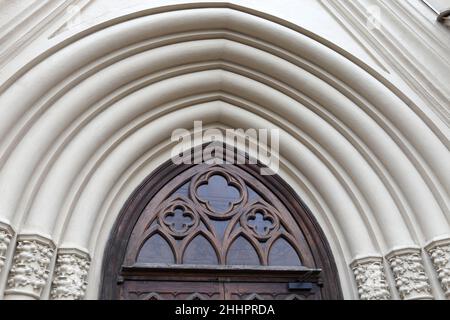 Fragment der lutherischen St. Michaels Kirche in St. Petersburg, Russland Stockfoto