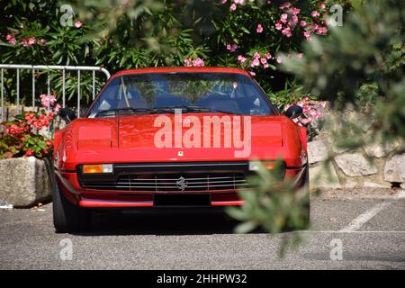 Ferrari 288 GTO geparkt Stockfoto