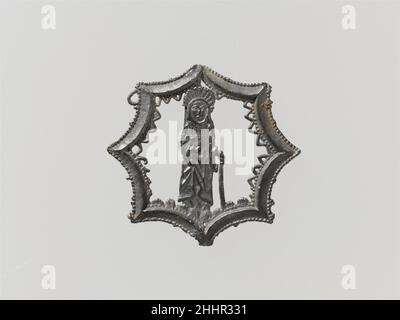 Pilgerabzeichen 15th Jahrhundert Französisch. Pilgerabzeichen 472082 Stockfoto