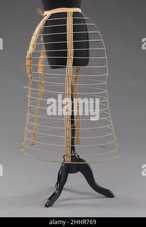 Cage Crinoline 1870–72 amerikanisch. Käfig Crinoline 157586 Stockfoto