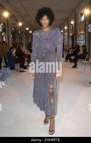 Didi Stone nimmt an der Alexandre Vauthier Haute Couture Frühjahr/Sommer 2022 Show im Rahmen der Paris Fashion Week in Paris, Frankreich am 25. Januar 2022 Teil. Foto von Aurore Marechal/ABACAPRESS.COM Stockfoto