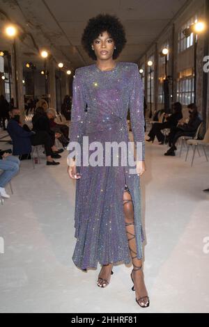 Didi Stone nimmt an der Alexandre Vauthier Haute Couture Frühjahr/Sommer 2022 Show im Rahmen der Paris Fashion Week in Paris, Frankreich am 25. Januar 2022 Teil. Foto von Aurore Marechal/ABACAPRESS.COM Stockfoto