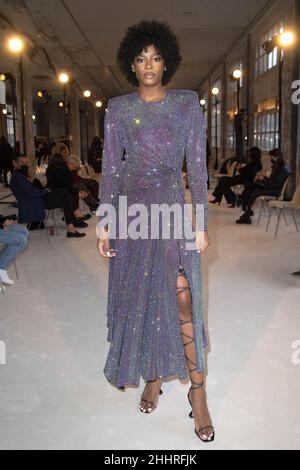 Didi Stone nimmt an der Alexandre Vauthier Haute Couture Frühjahr/Sommer 2022 Show im Rahmen der Paris Fashion Week in Paris, Frankreich am 25. Januar 2022 Teil. Foto von Aurore Marechal/ABACAPRESS.COM Stockfoto