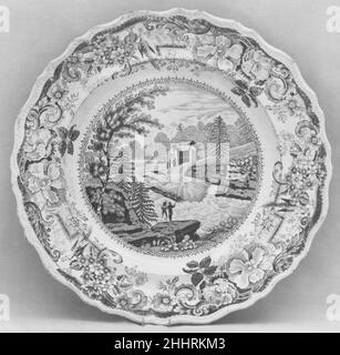 Platte ca. 1823–ca. 1834 James und Ralph Clews British. Platte 6113 Stockfoto