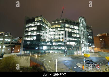 Princes Exchange im Stadtzentrum von Leeds und einer der Drehorte von „The Hunters Prayer“ Stockfoto