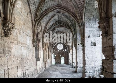 Ruinen der Burg Krak de chevalier, Syrien Stockfoto