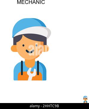 Mechanisches einfaches Vektor-Symbol.perfekte Farbe modernes Piktogramm auf bearbeitbare Kontur. Mechanische Symbole für Ihr Geschäftsprojekt Stock Vektor