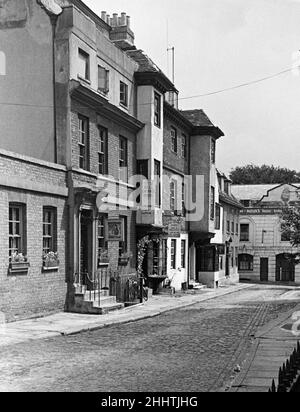 Church Street in Windsor, Winkshire. 3rd. Juli 1944. Stockfoto