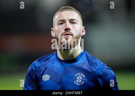 Luton, Großbritannien. 19th Januar 2022. Allan Campbell (22) aus Luton Town während des Sky Bet Championship-Spiels zwischen Luton Town und Bristol City in der Kenilworth Road, Luton, England, am 25. Januar 2022. Foto von David Horn. Quelle: Prime Media Images/Alamy Live News Stockfoto