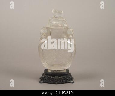 Überdachte Vase 18th Jahrhundert China. Gedeckte Vase 62044 Stockfoto