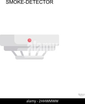 Einfaches Vektorsymbol für Rauchmelder. Illustration Symbol Design-Vorlage für Web mobile UI-Element. Stock Vektor