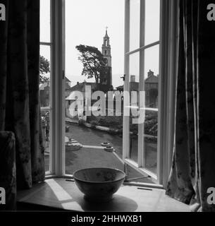 Allgemeine Ansichten von Portmeirion, Gwynedd, Nordwales. 15th Mai 1954. Stockfoto