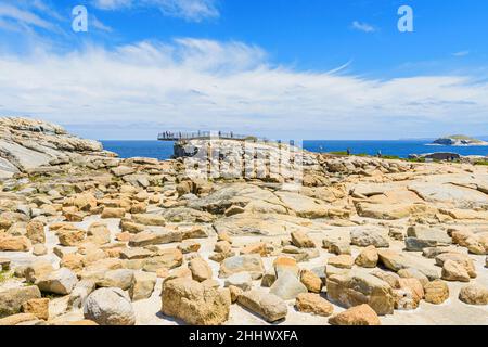 Aussichtsplattform 40m über der Gap im Torndirrup National Park auf der Torndirrup Peninsula, Albany Western Australia, Australien Stockfoto