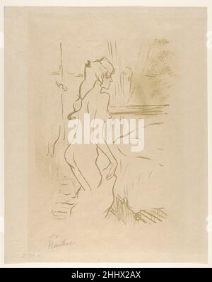 Studie einer Frau 1893 Henri de Toulouse-Lautrec Französisch. Studie einer Frau 336086 Stockfoto