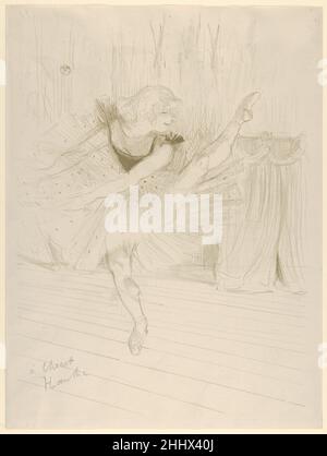 Miss Ida Heath, English Dancer 1894 Henri de Toulouse-Lautrec Französisch. Miss Ida Heath, Englische Tänzerin 334195 Stockfoto