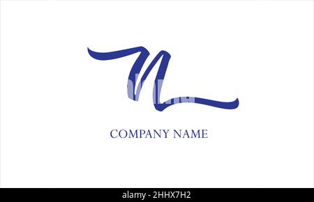 Alphabet N-Logo künstlerische oder symbolische Design abstrakte Monogramm Text Vektor-Vorlage Stock Vektor