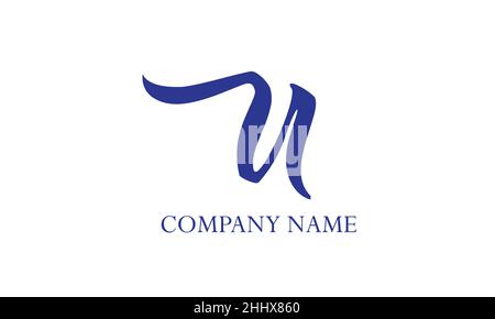 Alphabet U Logo künstlerische oder symbolische Design abstrakten Monogramm Text Vektor Vorlage Stock Vektor