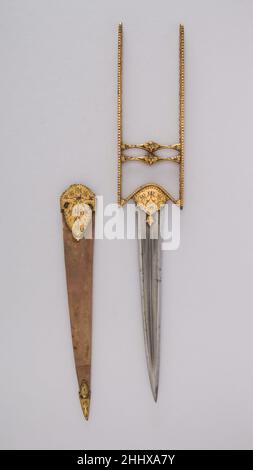 Dolch (Katar) mit Sheath 17th–18th Century Indian, Mughal. Dolch (Katar) mit Mantel 31865 Stockfoto