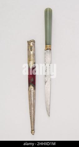 Messer mit Scheide 19th Jahrhundert Türkisch. Messer mit Mantel 31481 Stockfoto