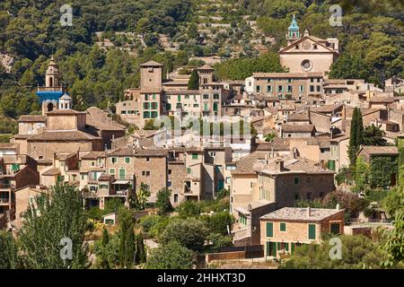 Malerisches Steindorf auf der Insel Mallorca. Valdemossa. Balearen-Archipel. Spanien Stockfoto