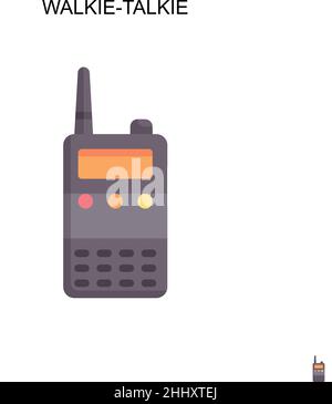 Einfaches Vektorsymbol für Walkie-Talkie. Illustration Symbol Design-Vorlage für Web mobile UI-Element. Stock Vektor